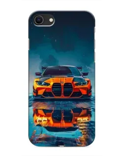 Чохол для iPhone SE (2020) з картинкою «BMW — золота емблема»