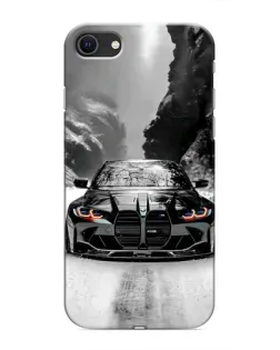 Чохол для iPhone SE (2020) з картинкою «BMW — акварельний дрифт»