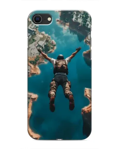 Чехол для iPhone SE (2020) с картинкой «PUBG — свободное падение» Чехол для iPhone SE (2020) с картинкой «PUBG — свободное падение»