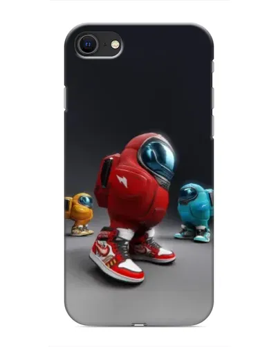 Чехол для iPhone SE (2020) с картинкой «Among Us — 3D стиль»