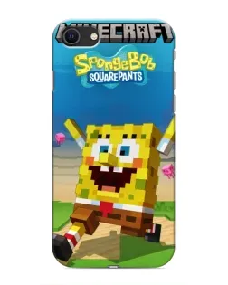 Чохол для iPhone SE (2020) з картинкою «Губка Боб Minecraft» Чохол для iPhone SE (2020) з картинкою «Губка Боб Minecraft»