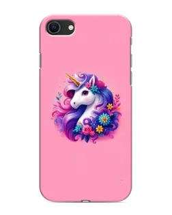 Чехол для iPhone SE (2020) с картинкой «Сказочный единорог»