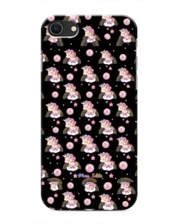 Чехол для iPhone SE (2020) с картинкой «Magic Unicorn паттерн»