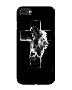 Чехол для iPhone SE (2020) с картинкой «Сияющий крест Jesus»