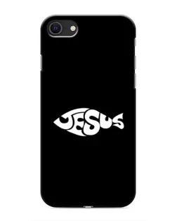 Чехол для iPhone SE (2020) с картинкой «Рыба Jesus»