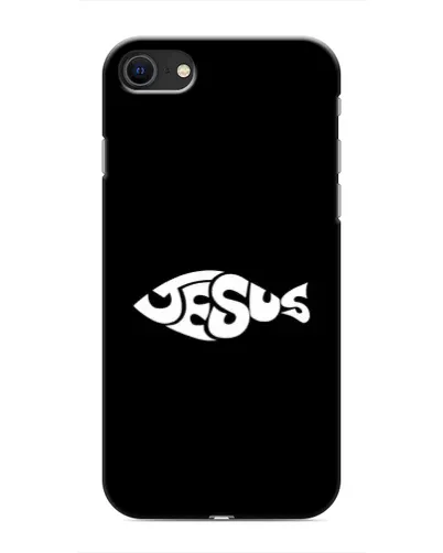 Чехол для iPhone SE (2020) с картинкой «Рыба Jesus» Чехол для iPhone SE (2020) с картинкой «Рыба Jesus»