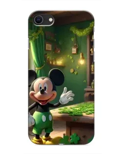 Чехол для iPhone SE (2020) с картинкой «Микки в мастерской»