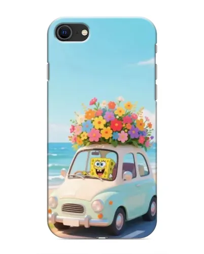 Чехол для iPhone SE (2020) с картинкой «Автомобильное путешествие»