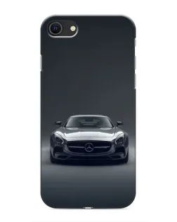 Чехол для iPhone SE (2020) с картинкой «Mercedes на черном» Чехол для iPhone SE (2020) с картинкой «Mercedes на черном»