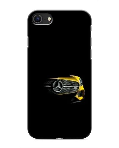 Чехол для iPhone SE (2020) с картинкой «Mercedes — ретро стиль»