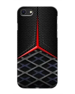 Чехол для iPhone SE (2020) с картинкой «Mercedes Carbon Grid» Чехол для iPhone SE (2020) с картинкой «Mercedes Carbon Grid»