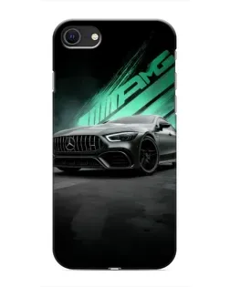 Чехол для iPhone SE (2020) с картинкой «Темный Mercedes AMG» Чехол для iPhone SE (2020) с картинкой «Темный Mercedes AMG»