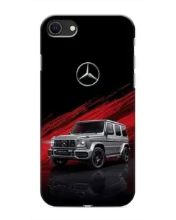 Чехол для iPhone SE (2020) с картинкой «Mercedes G-Class красный» Чехол для iPhone SE (2020) с картинкой «Mercedes G-Class красный»