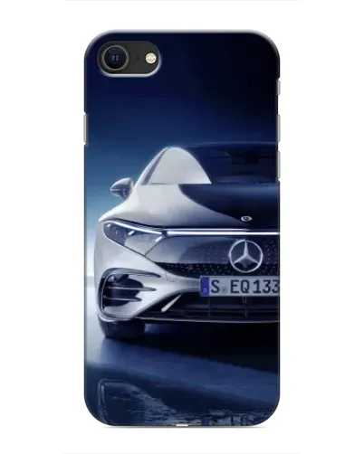 Чехол для iPhone SE (2020) с картинкой «Mercedes EQ — будущее»