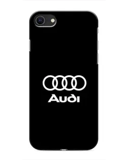 Чехол для iPhone SE (2020) с картинкой «Классическое лого Audi»