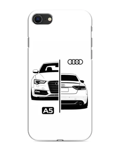 Чехол для iPhone SE (2020) с картинкой «Audi — контрастный дизайн» Чехол для iPhone SE (2020) с картинкой «Audi — контрастный дизайн»