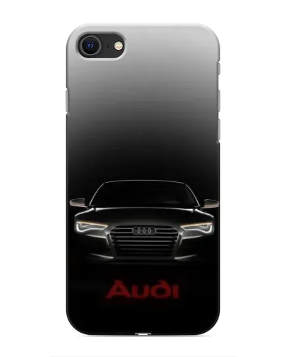 Чехол для iPhone SE (2020) с картинкой «Audi — градиентный контур» Чехол для iPhone SE (2020) с картинкой «Audi — градиентный контур»