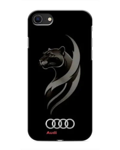 Чехол для iPhone SE (2020) с картинкой «Графика — пантера и Audi» Чехол для iPhone SE (2020) с картинкой «Графика — пантера и Audi»