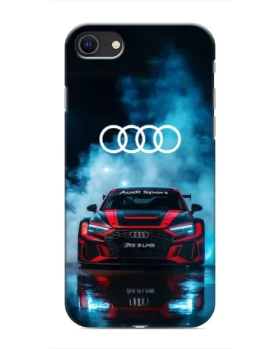 Чехол для iPhone SE (2020) с картинкой «Audi Sport — неон» Чехол для iPhone SE (2020) с картинкой «Audi Sport — неон»