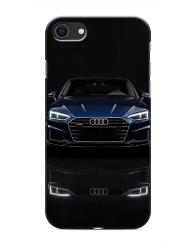 Чехол для iPhone SE (2020) с картинкой «Audi — ночное отражение» Чехол для iPhone SE (2020) с картинкой «Audi — ночное отражение»