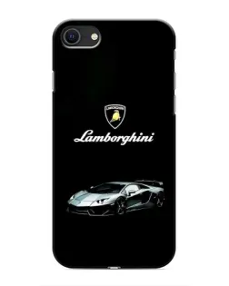 Чехол для iPhone SE (2020) с картинкой «Логотип Lamborghini классика»