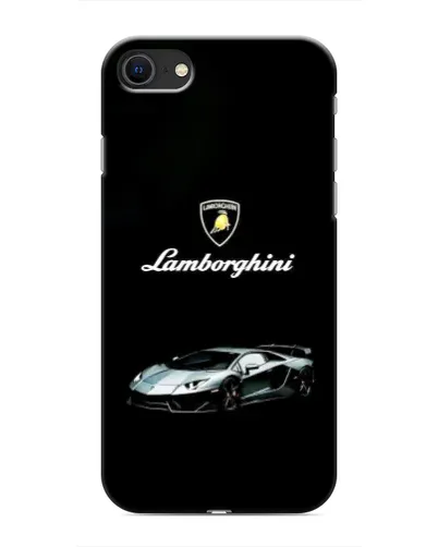 Чехол для iPhone SE (2020) с картинкой «Логотип Lamborghini классика»