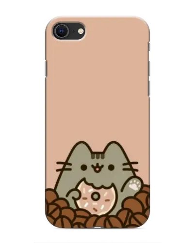 Чехол для iPhone SE (2020) с картинкой «Кофейный Пушин»