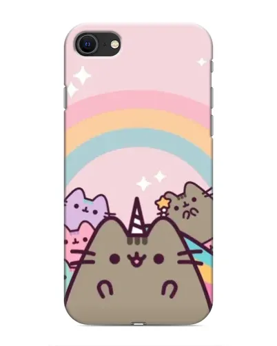 Чехол для iPhone SE (2020) с картинкой «Единорог Pusheen»