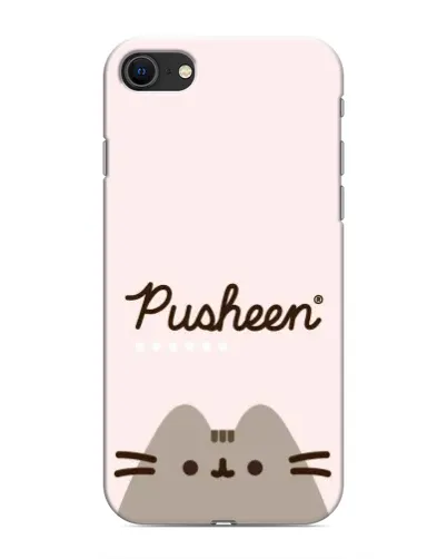 Чехол для iPhone SE (2020) с картинкой «Pusheen логотип»