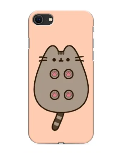 Чехол для iPhone SE (2020) с картинкой «Пушин пузиком кверху»