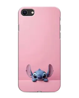 Чехол для iPhone SE (2020) с картинкой «Stitch выглядывает»