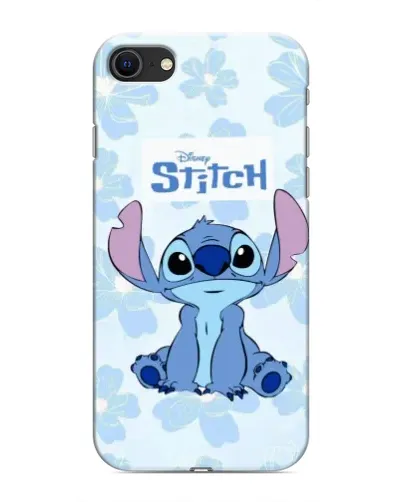 Чехол для iPhone SE (2020) с картинкой «Stitch среди цветов» Чехол для iPhone SE (2020) с картинкой «Stitch среди цветов»