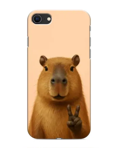 Чехол для iPhone SE (2020) с картинкой «Капибара виктория» Чехол для iPhone SE (2020) с картинкой «Капибара виктория»