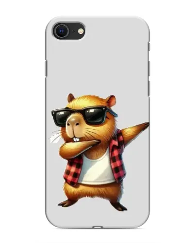 Чехол для iPhone SE (2020) с картинкой «Капибара рэпер даб» Чехол для iPhone SE (2020) с картинкой «Капибара рэпер даб»