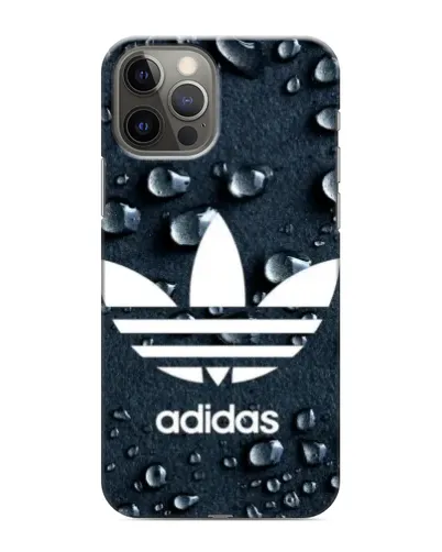Чехол для iPhone 11 Pro Max с картинкой «Adidas Trefoil Blue»