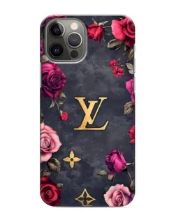 Чехол для iPhone 11 Pro Max с картинкой «Цветочный Louis Vuitton»