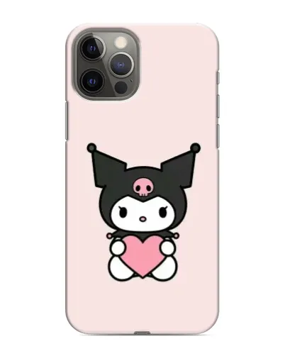 Чехол для iPhone 11 Pro Max с картинкой «Kuromi и сердце»