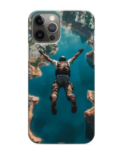 Чехол для iPhone 11 Pro Max с картинкой «PUBG — свободное падение»