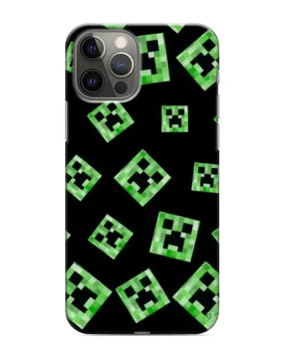 Чехол для iPhone 11 Pro Max с картинкой «Паттерн с криперами»