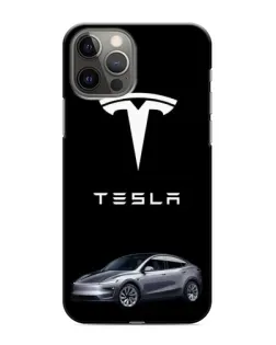 Чехол для iPhone 11 Pro Max с картинкой «Tesla Model Y»
