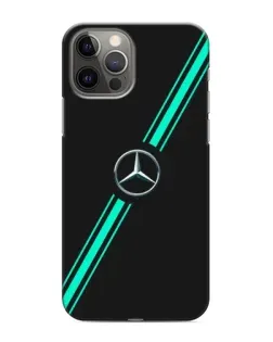 Чехол для iPhone 11 Pro Max с картинкой «Спортивные линии Mercedes»