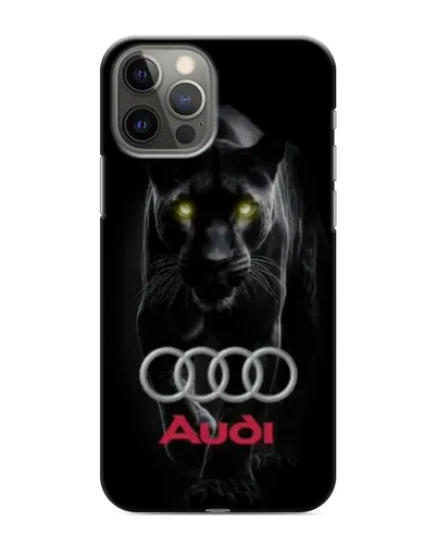 Чехол для iPhone 11 Pro Max с картинкой «Пантера и Audi» Чехол для iPhone 11 Pro Max с картинкой «Пантера и Audi»