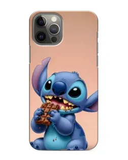 Чехол для iPhone 11 Pro Max с картинкой «Стич ест шоколад»