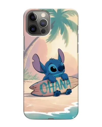 Чехол для iPhone 11 Pro Max с картинкой «Стич на серфе»