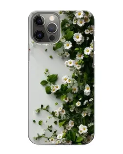 Чехол для iPhone 11 Pro Max с картинкой «Ветка мелких белых цветов»