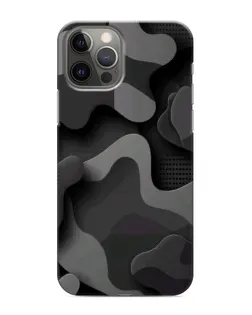 Чехол для iPhone 11 Pro Max с картинкой «Темный абстрактный камуфляж»