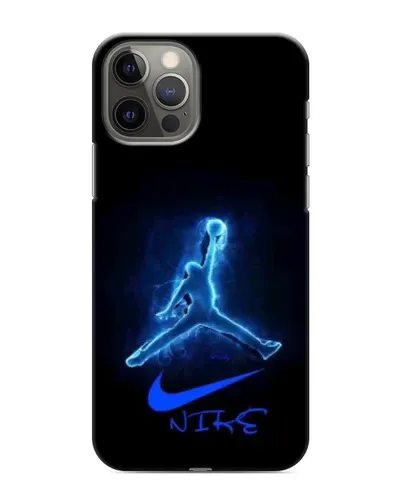 Чехол для iPhone 11 Pro с картинкой «Jordan Neon Blue»