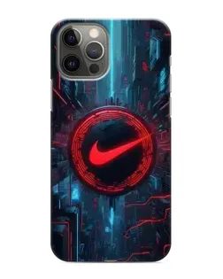 Чехол для iPhone 11 Pro с картинкой «Техногенный стиль Nike»