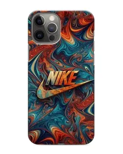 Чехол для iPhone 11 Pro с картинкой «Nike в абстракции»