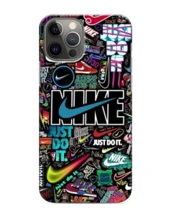 Чехол для iPhone 11 Pro с картинкой «Яркий коллаж Nike»
